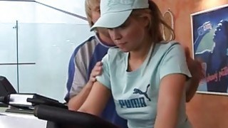 Sascha anal invasion smashed by fitness instructor