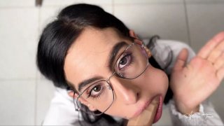 Sexy colombian girl alicia trece fingers her pussy in hot solo masturbation