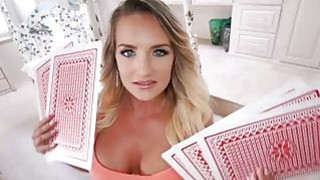 Cali Carter show off her blowjob ss sucking deep throat