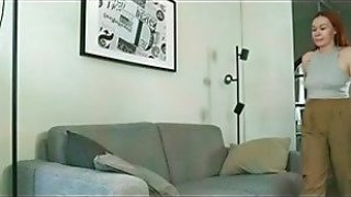 We made out first sex video in the living roome4uskeab