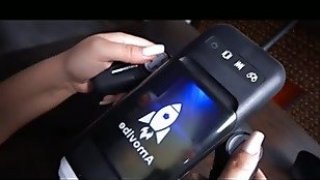 Horny guy uses a fleshlight while watching his gf masturbatelq9eucga