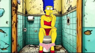 Slutty wife cuckold compilation - marge simpson hentai parody blowjob bbc