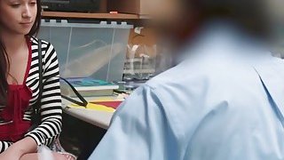 Teen Thief Naiomi To Suck Cock In Office